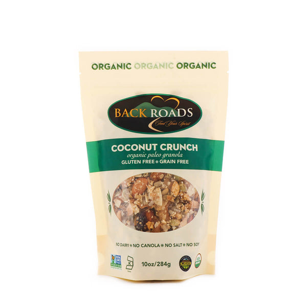 Back Roads, Coconut Crunch Organic Paleo Granola - 857053004321