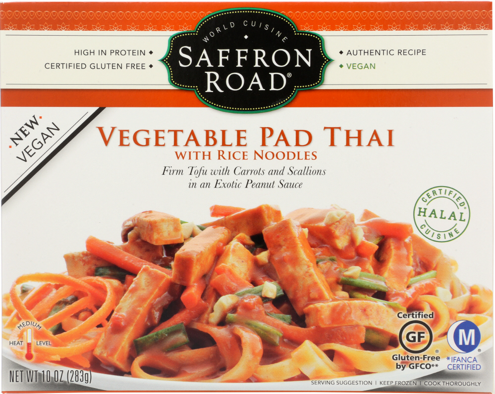 Vegetable Pad Thai With Rice Noodles, Medium - vegetable