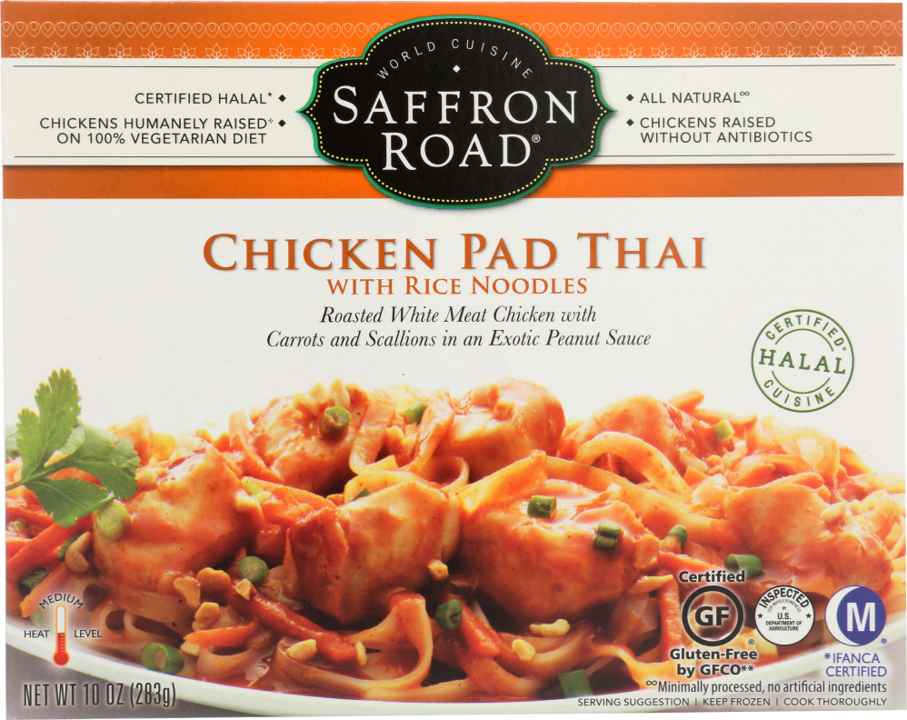 Chicken Pad Thai With Rice Noodles Roasted White Meat Chicken Sauteed With Vegetables In A Thai-Style Peanut Sauce - 857063002065