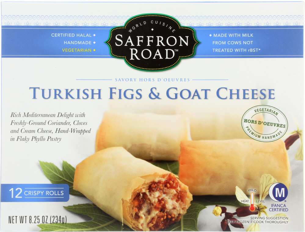Turkish Figs & Goat Cheese Crispy Rolls, Mild - 857063002348