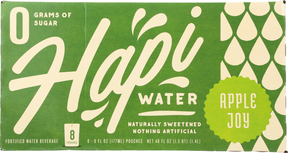 HAPI DRINKS: Water Apple Hapi, 8 pk - 0857157004050