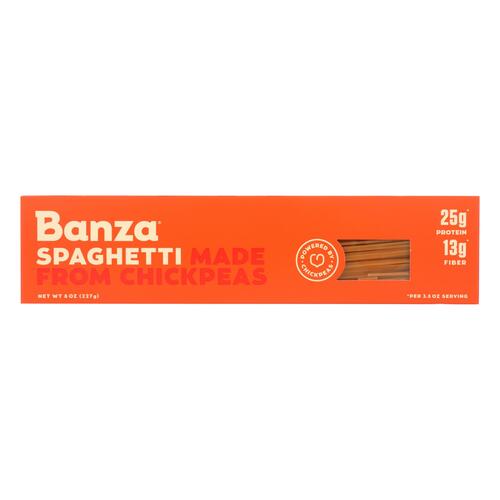 Banza - Chickpea Pasta - Spaghetti - Case Of 12 - 8 Oz. - 857183005120