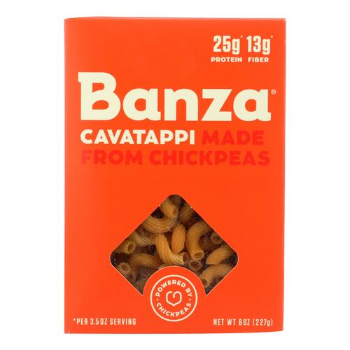Banza - Chickpea Pasta - Cavatappi - Case Of 6 - 8 Oz. - 857183005342
