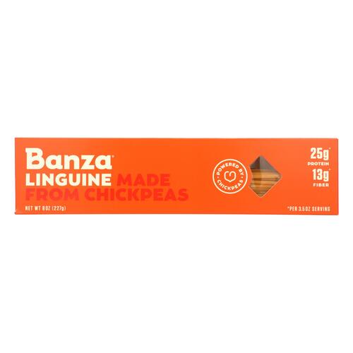 Banza - Chickpea Pasta - Linguine - Case Of 12 - 8 Oz. - 0857183005366
