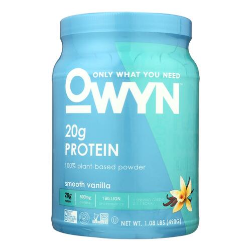 OWYN: Smooth Vanilla Protein Powder, 1.1 lb - 0857335004223