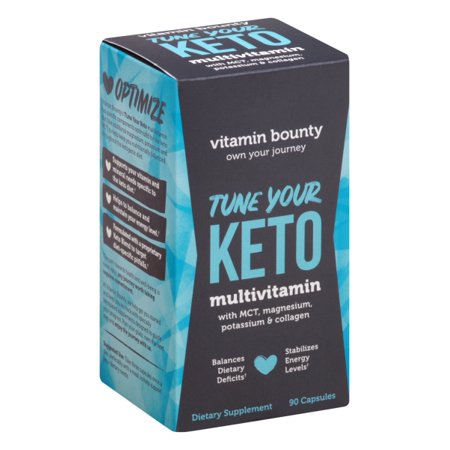 Keto Vitamin, Tune Your Keto, Ketogenic Multivitamin and Electrolytes with MCT, Collagen, Magnesium, Potassium - 857449008438