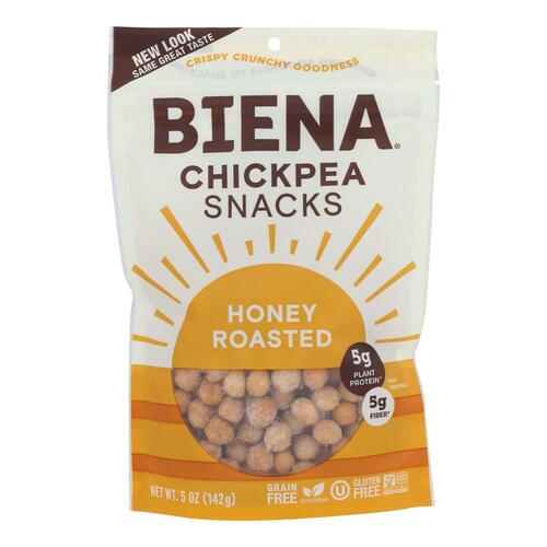 Biena, Honey Roasted Chickpea Snacks - 857597003262