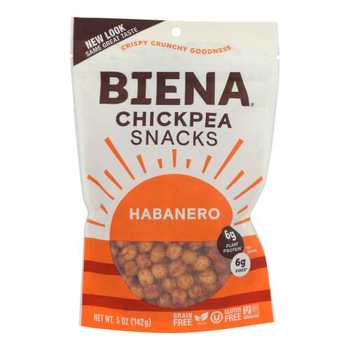 BIENA: Chickpea Snacks Habanero, 5 oz - 0857597003446