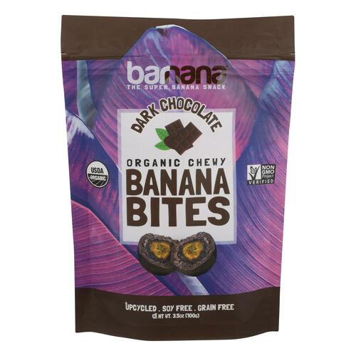 BARNANA: Organic Chocolate Chewy Banana Bites, 3.5 oz - 0857682003016