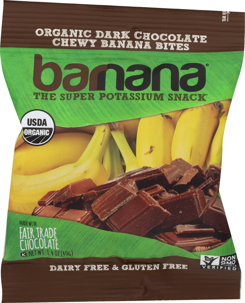 Barnana, Organic Chocolate Chewy Banana Bite, Banana - 857682003092