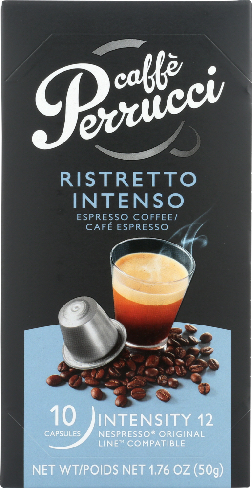 CAFFE PERRUCCI: Ristretto Intenso Coffee, 1.76 oz - 0857686007003