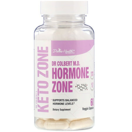 Divine Health Dr. Colbert s Keto Zone Hormone Zone 60 Veggie Capsules - 857772008150