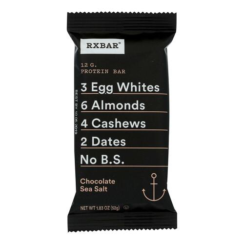 RXBAR: Bar Protein Chocolate Sea Salt, 1.8 oz - 0857777004232
