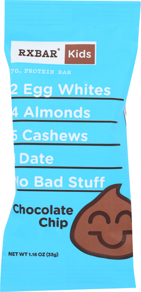 RXBAR: Bar Kids Chocolate Chip, 1.13 oz - 0857777004768