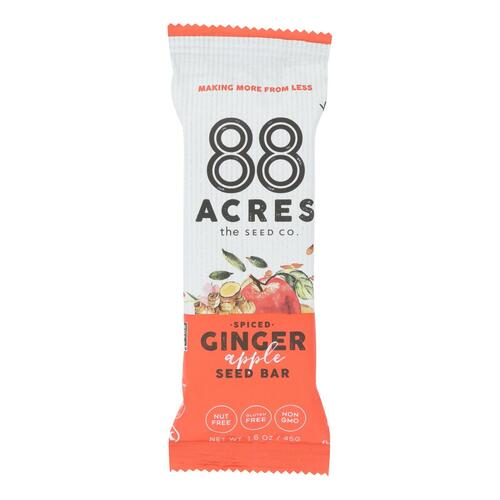 88 Acres - Bars - Apple And Ginger - Case Of 9 - 1.6 Oz. - 857851005025