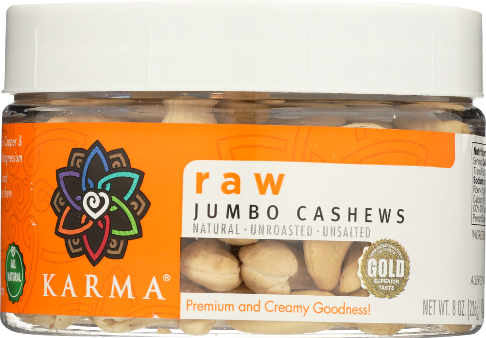 Dry Roasted And Seasoned Raw Jumbo Cashews, Dry Roasted - 857916006073