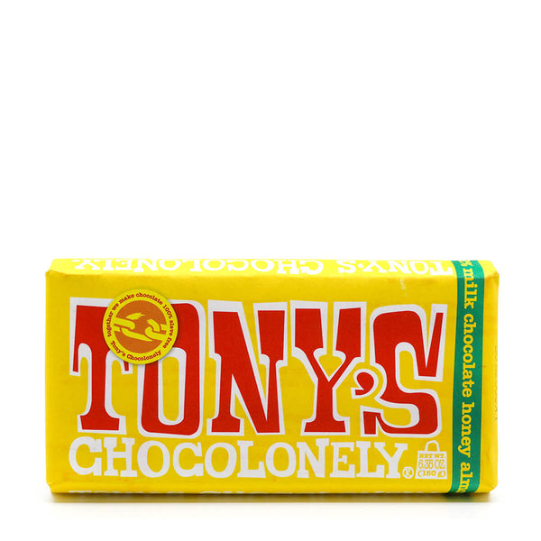 Tony's Chocolonely - Bar Chocolate Hny Almnd Noug - Case Of 15 - 6.35 Oz - 858010005436
