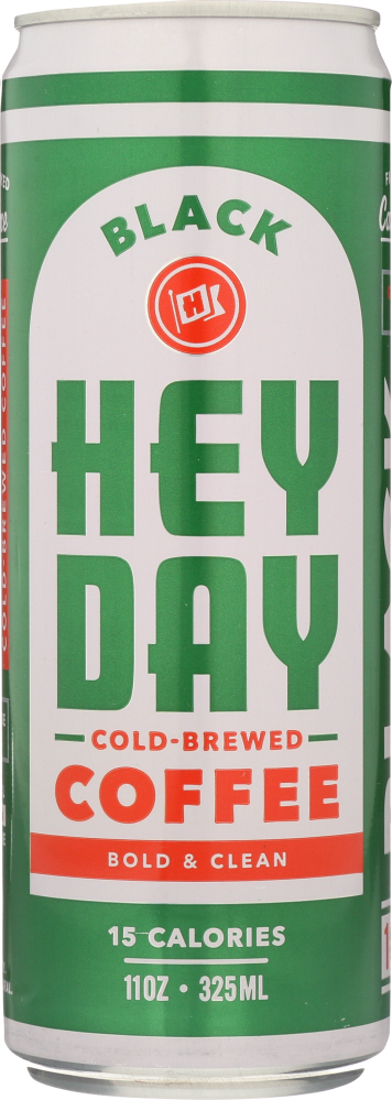 HEYDAY COLD BREW: Coffee Cold Brew Original, 11 oz - 0858020006003