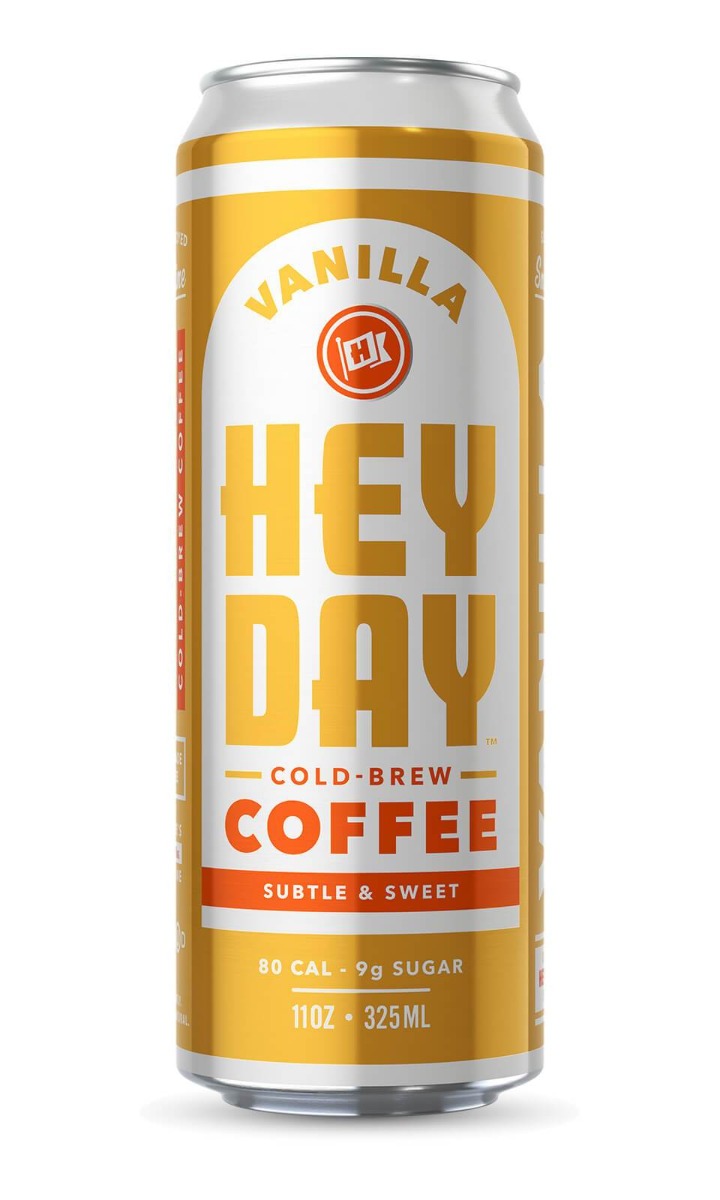 HEYDAY COLD BREW: Cold Brew Vanilla Coffee, 11 oz - 0858020006010