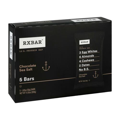 Rxbar - Protein Bar Chocolate Sea Salt - Case Of 6 - 5/1.83oz - 858030008417