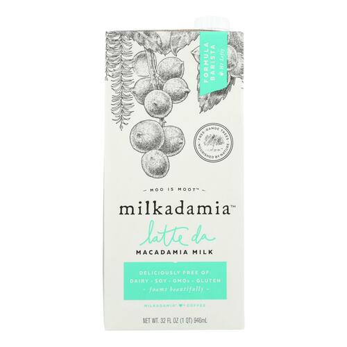 Milkadamia Macadamia Milk In Latte Da Barista - Case Of 6 - 32 Fz - 858045004442