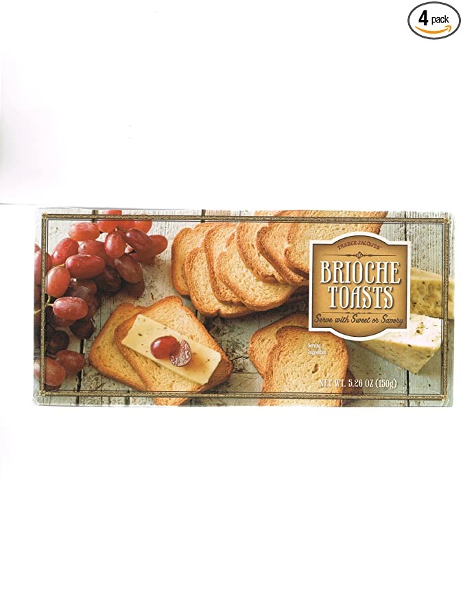  Trader Joe's Brioche Toasts (4 Pack) - 858055003077