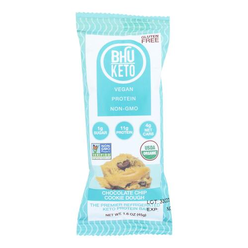 Bhu Foods - Kto Br Chocolate Chip Cky Dgh - Case Of 8 - 1.60 Oz - 858087006275