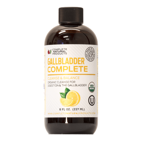 Gallbladder Complete - Natural Organic Liquid Gallstones Cleanse Support & Sludge Formula Supplement - 858126006303
