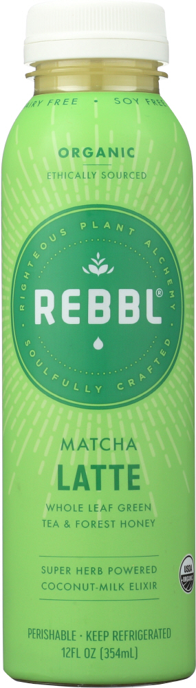 Matcha Latte Organic Super Herb Powered Coconut-Milk Elixir, Matcha Latte - matcha