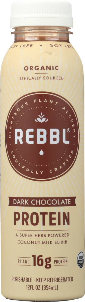 REBBL INC: Drink Protein Dark Chocolate, 12 fo - 0858148003144
