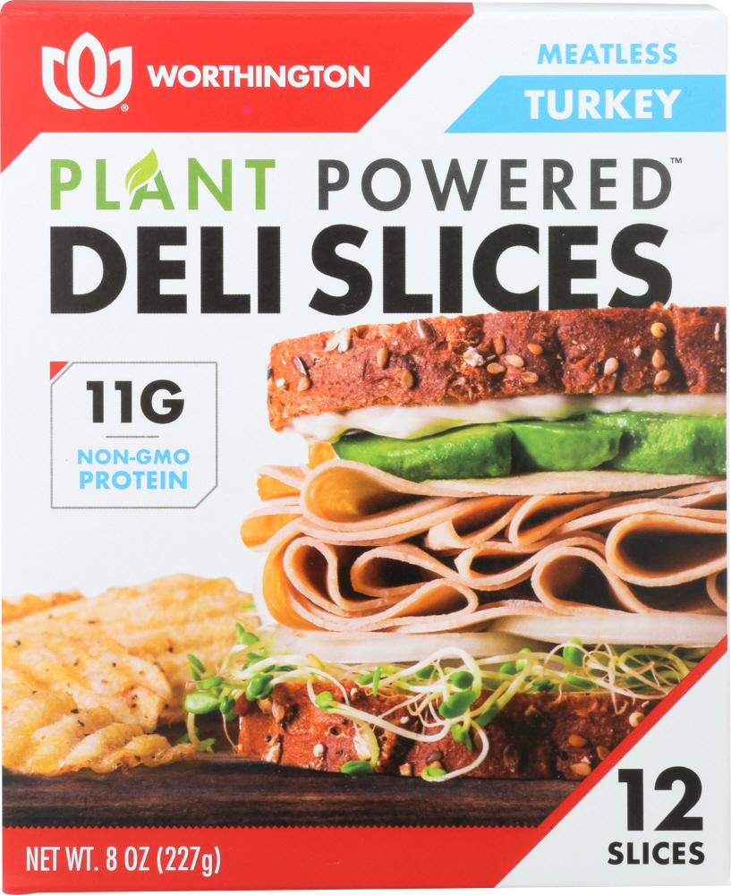 Turkey Meatless Deli Slices, Turkey - turkey