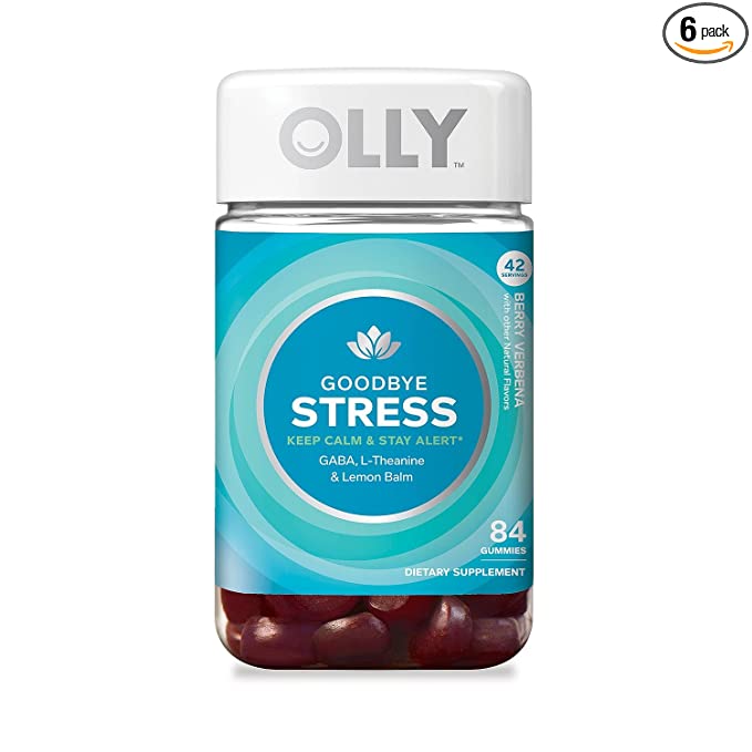 Olly Olly Good Bye Stress Gummies (84Count), 84Count - 858158015328