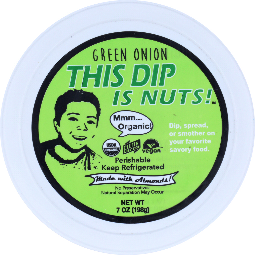 THIS DIP IS NUTS: Dip Green Onion Organic, 7 oz - 0858195003272