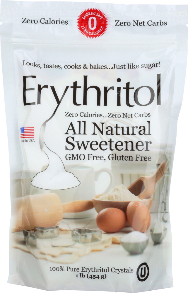 SWEET NATURAL TRADING: Erythritol All Natural Sweetener, 1 lb - 0858320000145