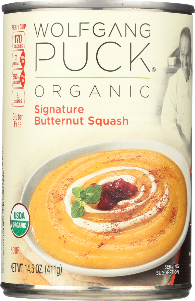 WOLFGANG PUCK: Soup Signature Butternut Squash, 14.5 oz - 0858328761482