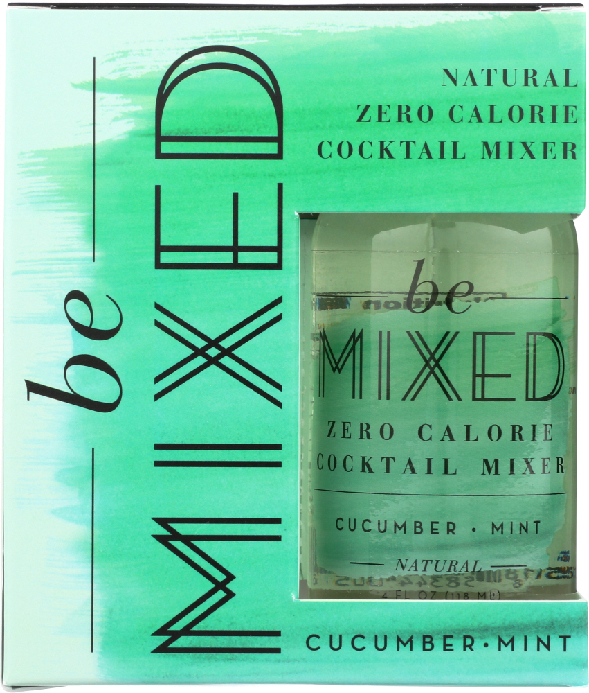 Be Mixed, Zero Calorie Cocktail Mixer, Cucumber, Mint - 858344005065