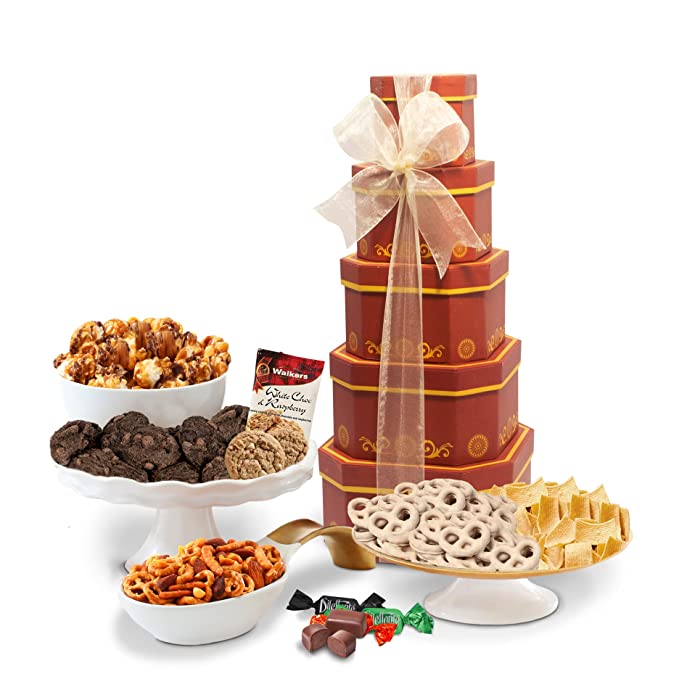  Gift Basket with Assorted Sweets, Cookies and Nuts  - 858539005269