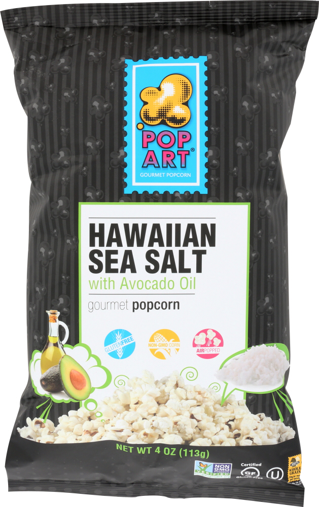 Hawaiian Sea Salt With Avocado Oil Gourmet Popcorn - 858563004184