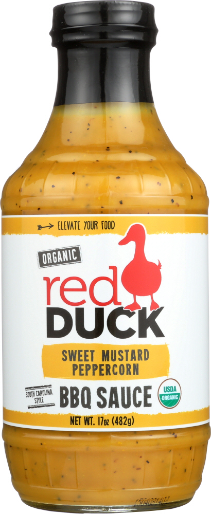 REDDUCK: Sweet Mustard Peppercorn BBQ Sauce, 17 fo - 0858638004200
