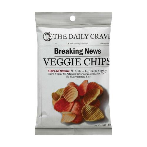 The Daily Crave Veggie Chips - Case Of 24 - 1 Oz. - 858641003030