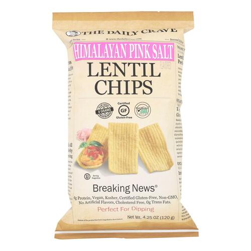 THE DAILY CRAVE: Chip Lentil Himalayan Pink Salt, 4.25 oz - 0858641003788