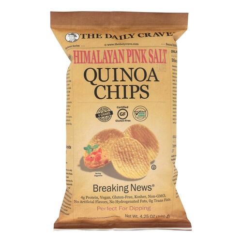 The Daily Crave - Quin Chips Himlyn Pink Salt - Case Of 8 - 4.25 Oz - 858641003825