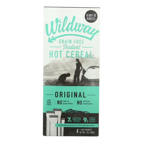 Wildway Hot Cereal - Grain Free - Case Of 4 - 7 Oz. - 858660005015