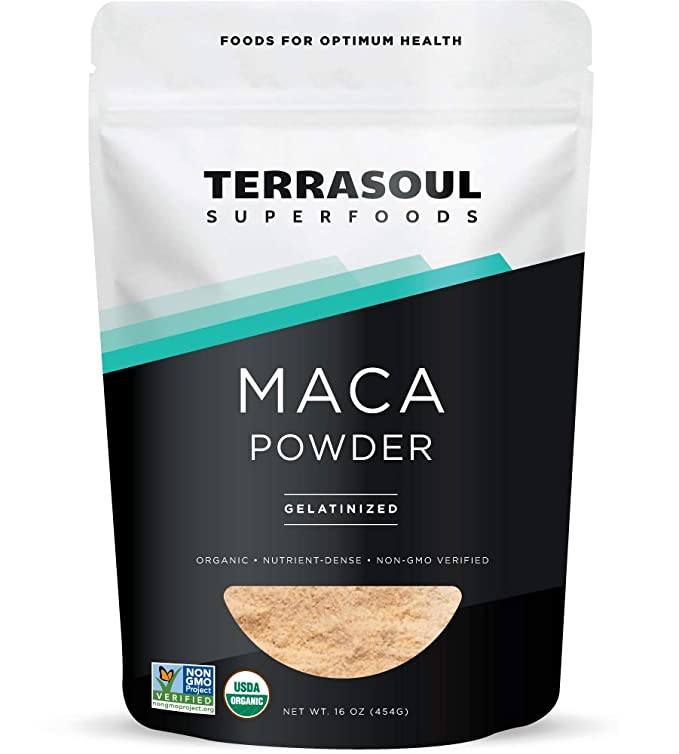  Terrasoul Superfoods Organic Gelatinized Maca Powder, 16 Oz - Premium Quality | Supports Increased Stamina & Energy | Gelatinized for Easy Digestion  - 858789004272