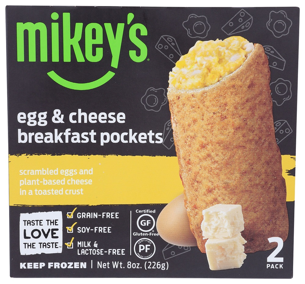 MIKEYS: Egg and Cheese Breakfast Pockets, 8 oz - 0858841006152