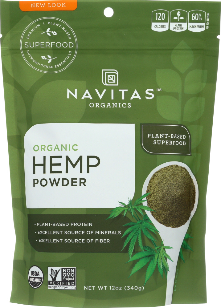 Navitas Naturals Protein Powder - Organic - Hemp - Raw - 12 Oz - Case Of 6 - organic