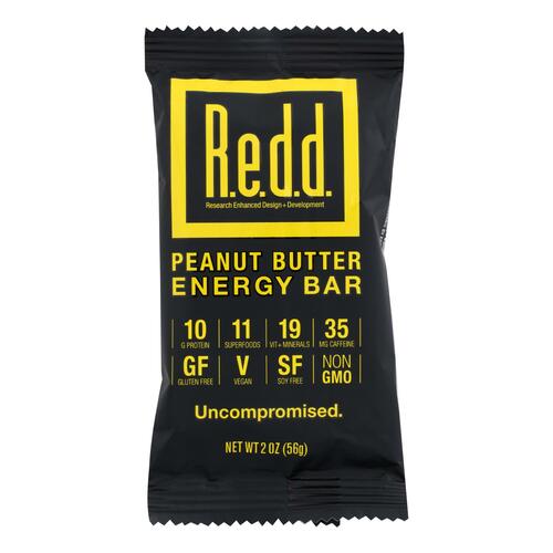 Redd Peanut Butter Energy Bar - 1 Each - 12 Ct - 858906004024