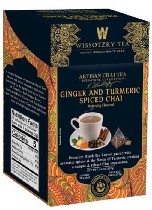 Artisan Ginger And Turmeric Spiced Chai Flavored Silky Tea Bags - annies