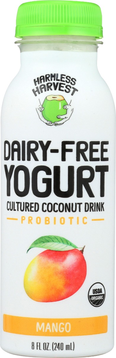 Mango Dairy-Free Yogurt Probiotic Cultured Coconut Drink, Mango - 859078002993