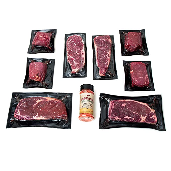  Nebraska Star Beef Premium Angus Steak Sampler Gift Package, Beef  - 859134005609